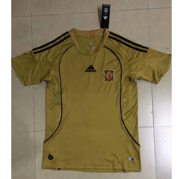 2008 Spain Retro Away Kit Soccer Jersey